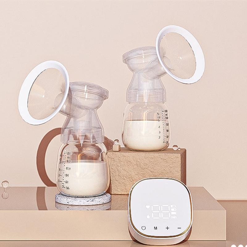 Rechargeable Nursing Breast Pumps with LED Display Double Electric Breast-TB00649-Veeddydropshipping