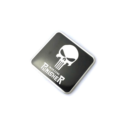 Aluminum Punisher Car Sticker Emblem Badge-AM00938-Veeddydropshipping