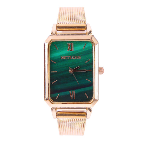 Luxury Green Simple Fashion Waterproof Quartz -JW01053-Veeddydropshipping