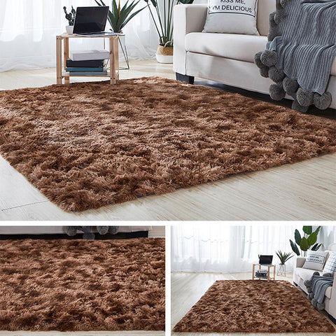 Soft Fluffy Bedroom Bedside Carpet-HA00460-Veeddydropshipping