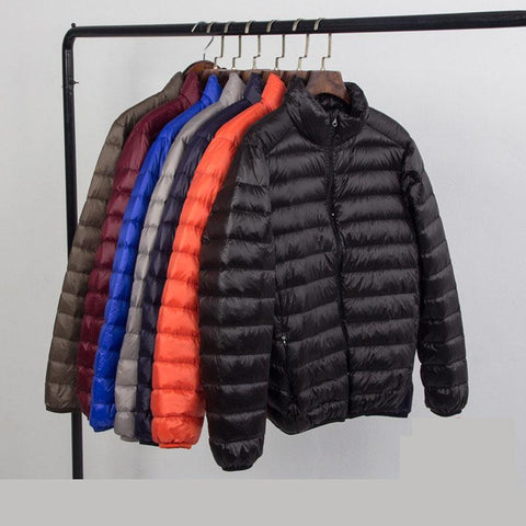 Jacket Men&#39;s Fashion Hooded Short Ultra-thin Lightweight-MF01230-Veeddydropshipping