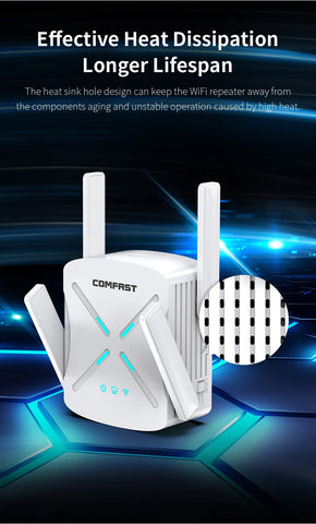 Wireless Repeater Extender With 4 Antenna-CO01325-Veeddydropshipping