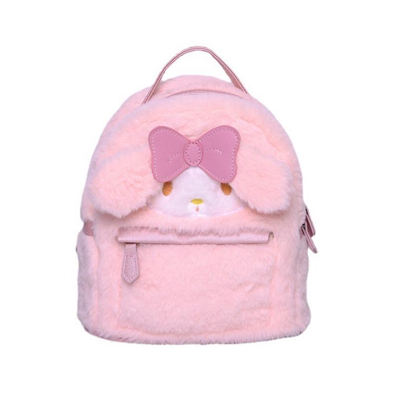 Lolita Melody Cinnamoroll Plush Backpack Japanese Cartoon-TB00089-Veeddydropshipping