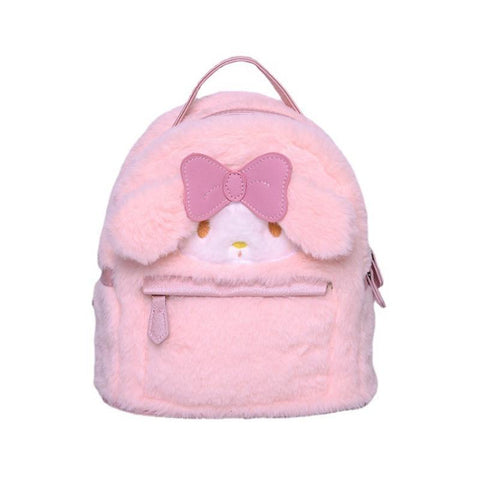 Lolita Melody Cinnamoroll Plush Backpack Japanese Cartoon-TB00089-Veeddydropshipping