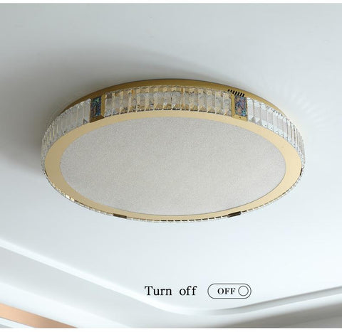 Round Ceiling Lights Crystal Led Lamp-TI00276-Veeddydropshipping