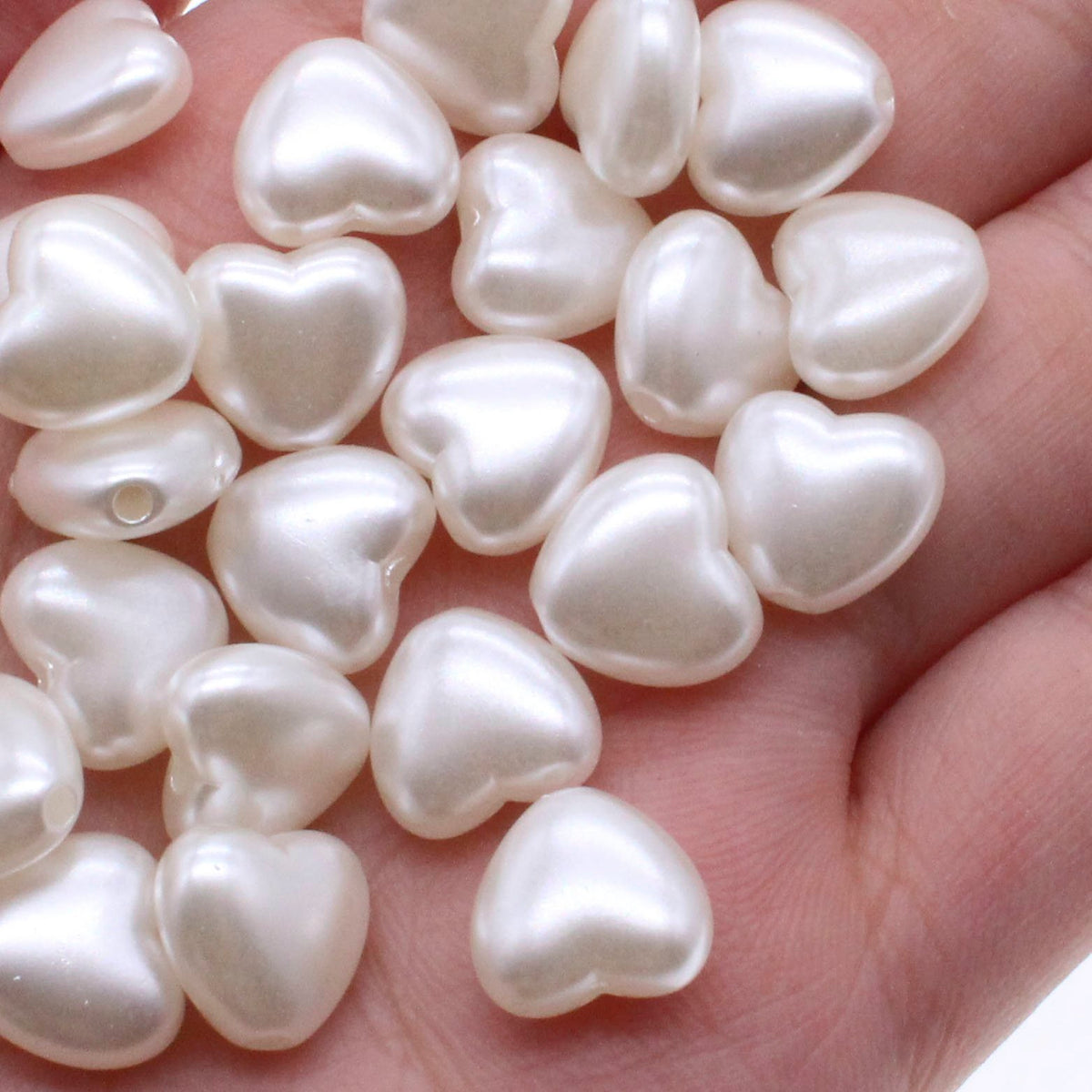 Heart Flower Shell  Beads DIY Imitation Pearl Style Making -JW01517-Veeddydropshipping