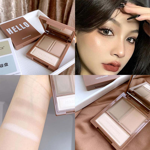 3D Trimming Repair Highlight Make Up Face Powder-BH00712-Veeddydropshipping
