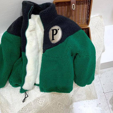 Baby Kids Children Girls Boys Winter Thick Warm Fleece Coat-Veeddydropshipping