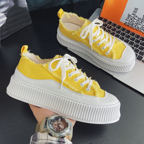 Shoes Platform Sneakers Mens Chunky Shoes Male Casual Sneakers-BS01408-Veeddydropshipping