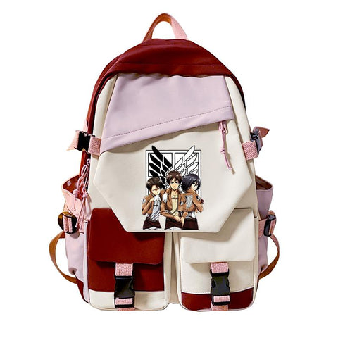 Manga Cartoon Schoolbag Mochila Kawaii Funny Girls Boys Bag Large-BS00273-Veeddydropshipping