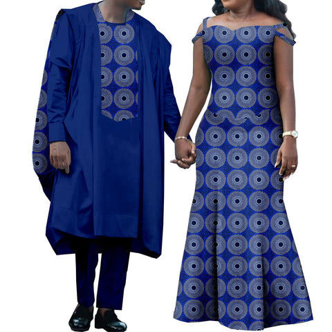 African Clothes for Wedding Dashiki Dresses-WF01723-Veeddydropshipping