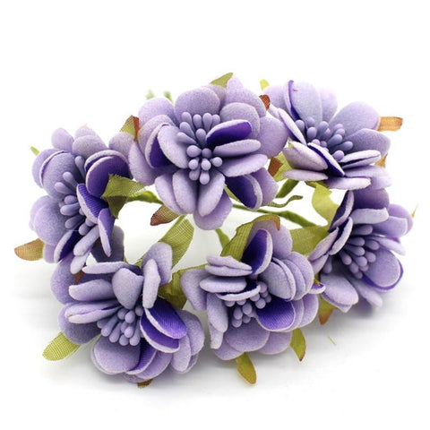 Artificial Velvet Cherry Blossom Flower-HA00776-Veeddydropshipping