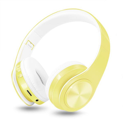 Newly Macaron Colors Stereo Headset Bluetooth Earphone Headphone Wireless -CE01193-Veeddydropshipping