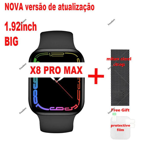 New Upgrade Version X8 Pro Max Smart Watch 1.92inch Polish Black -CE00570-Veeddydropshipping