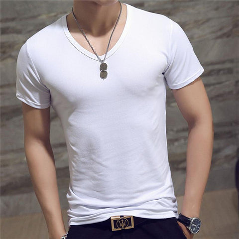 Men's Fitness Tight Top Men's Fitness Short Sleeve Slim Fit T-shirt-Veeddydropshipping
