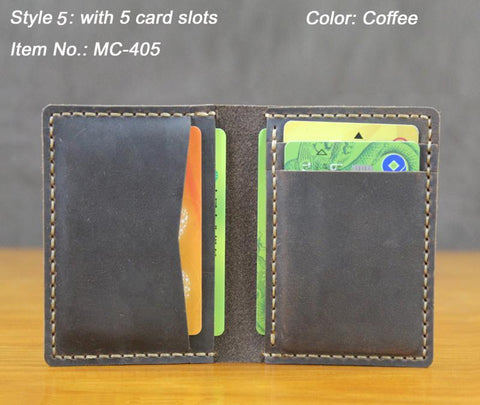 Card Holder Men Leather Credit Card Case Small Women Card ID-BS00625-Veeddydropshipping