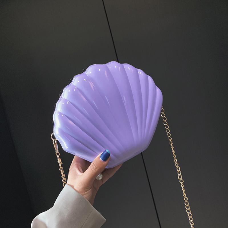 Shell Bag Chain Cute Sequins Small Bag Phone Money Pouch-BS00171-Veeddydropshipping