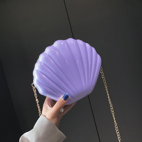 Shell Bag Chain Cute Sequins Small Bag Phone Money Pouch-BS00171-Veeddydropshipping