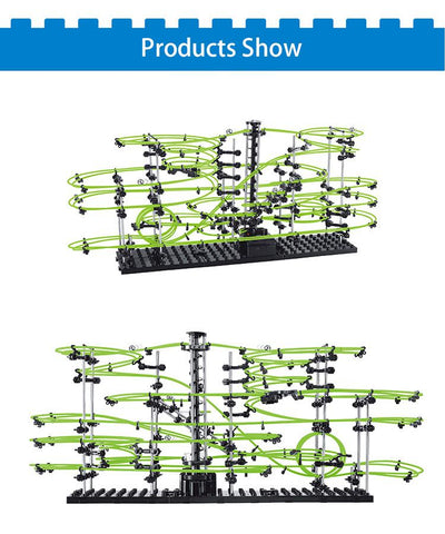 Spacerail Roller Coaster Model Marble Run Ball Set for Adults Creative Building-TB01482-Veeddydropshipping