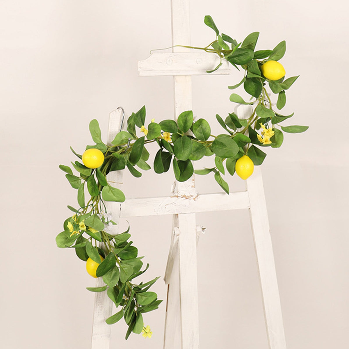 Hanging Lemon Rattan Garland Front Door Decor-HA00338-Veeddydropshipping