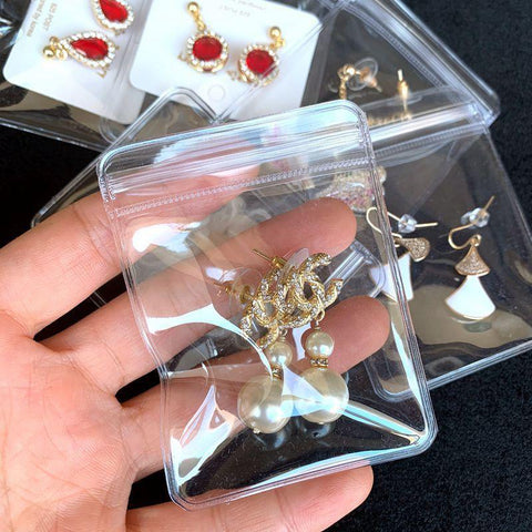 PVC Jewelry Organizer Pouches Bags Clear Storage Holder Box-JW01710-Veeddydropshipping