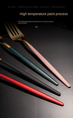 4pcs Household Stainless Steel Tableware Set-HA01304-Veeddydropshipping
