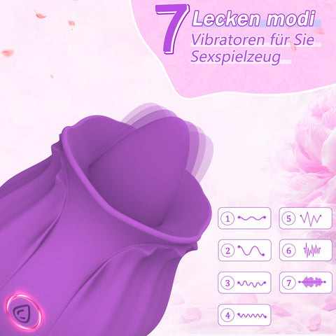 Rose Sucking Vibrator 10 Speed Vibrating Clit Sucker Vagina Nipple Clitoris Stimulation -BH01218-Veeddydropshipping