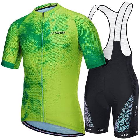 Cycling Jersey Set Quick-Dry Breathable Road Bike Bicycle Shirt Bib Shorts -OS01145-Veeddydropshipping