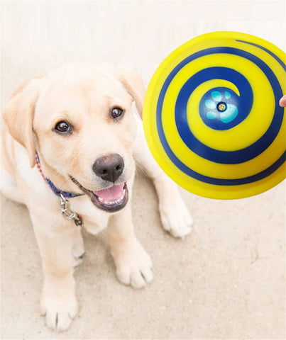 Dog Toy Sounding Flying Saucer Silicone-HA01499-Veeddydropshipping