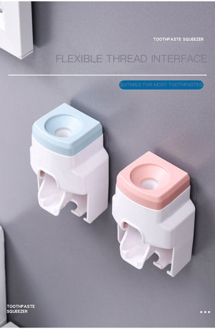 Toothbrush Holder Set Toothpaste Dispenser-HA01022-Veeddydropshipping