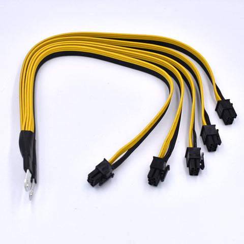 BTC Miner Bitcoin Litecoin S7 S9 S11 power supply to 5* PCI-E 6pin GPU-CE00078-Veeddydropshipping