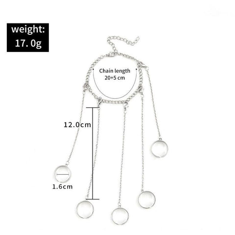 Bracelet  Finger Ring Set  Open Couple Fashion Jewelry