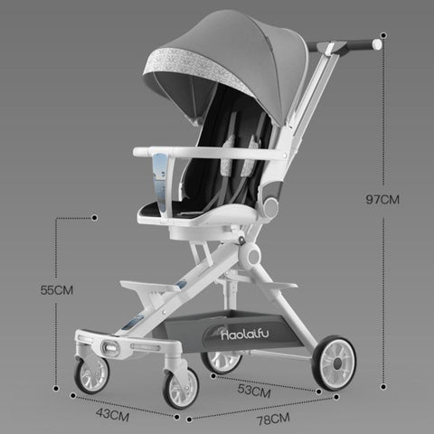 Baby Stroller For Baby Folding Infant Trolley Stroller Foldable Outdoor-TB00364-Veeddydropshipping