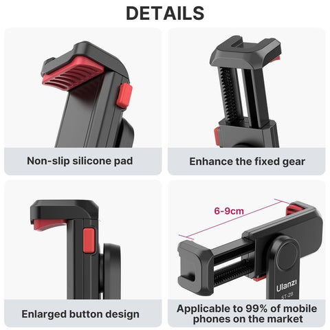 ST-06S Phone Holder Mount Clamp Clip Horizontal and vertical Shooting -CE00366-Veeddydropshipping
