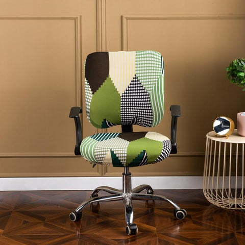 Computer Chair Covers Spandex Printed Office Chair Cover-HA00555-Veeddydropshipping