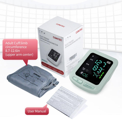 Voice Broadcast Upper Arm Blood Pressure Monitor-BH00797-Veeddydropshipping