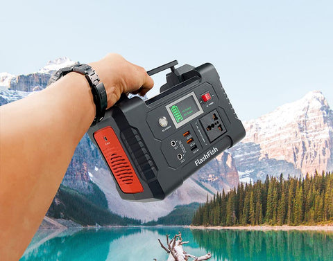 Flashfish Portable Solar Generator with Solar Panel -TI00749-Veeddydropshipping