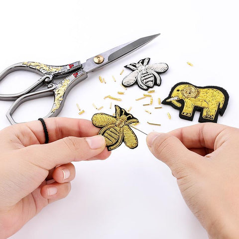 Hollow line Sewing accessories patch embroidery badge mat-HA00039-Veeddydropshipping