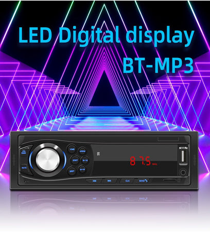 Car Radio In Dash 1 Din Tape Recorder MP3 Player FM Audio Stereo-AM00638-Veeddydropshipping
