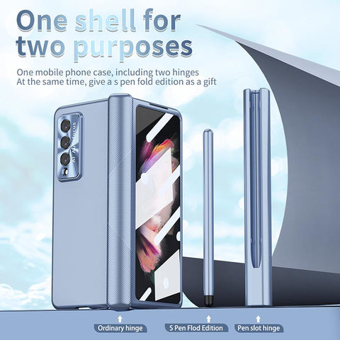 For Samsung Galaxy Z Fold 4 5G Case Hinge Protect Phone Case Fold3 Fold4 Magnetic-PA00610-Veeddydropshipping