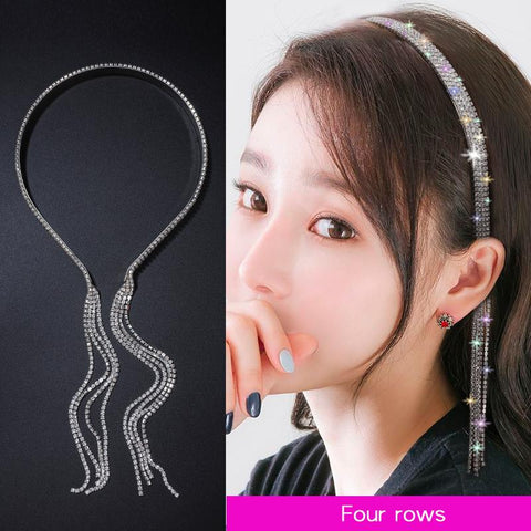 Bling Bling Rhinestone Hairbands for Women -JW00449-Veeddydropshipping