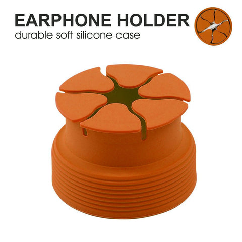 Mini Earphone Holder Bowl Shape Cord Wire Cable Winder Silicone Cable Organizer for Earphones-PA00903-Veeddydropshipping