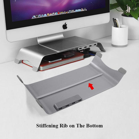 Universal Monitor Stand Holder Aluminum Alloy Stand Office-Veeddydropshipping