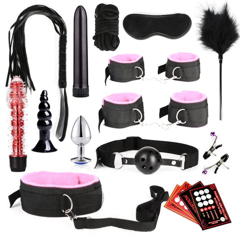 Bdsm SexLove Set BDSM Kits Adults Sex Toys for Women Men Handcuffs -BH01196-Veeddydropshipping