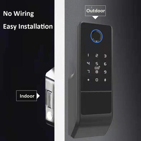 Fingerprint Lock  Digital Password Mechanical Key-CO00602-Veeddydropshipping