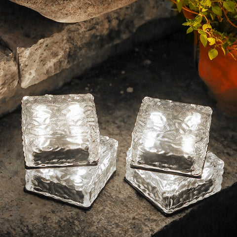 4pcs Solar LED Lights Outdoor Decor Lawn Lamp Solar Brick Light-TI00830-Veeddydropshipping