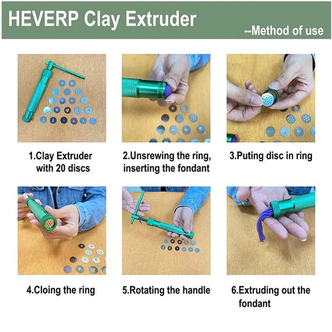 Clay Sugar Paste Extruder Sculpture Machine Gun-HA01776-Veeddydropshipping