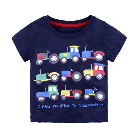 Children T-shirt 1-6Y Casual Fashion Summer Toddler Baby Boys T-shirt-TB01124-Veeddydropshipping
