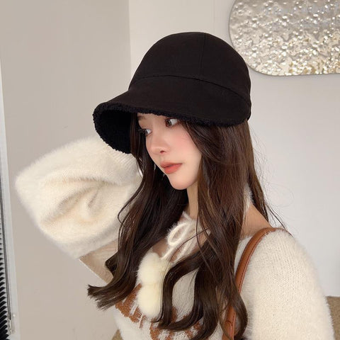 Women Winter Hat Thick Warm Baseball Cap-WF01381-Veeddydropshipping