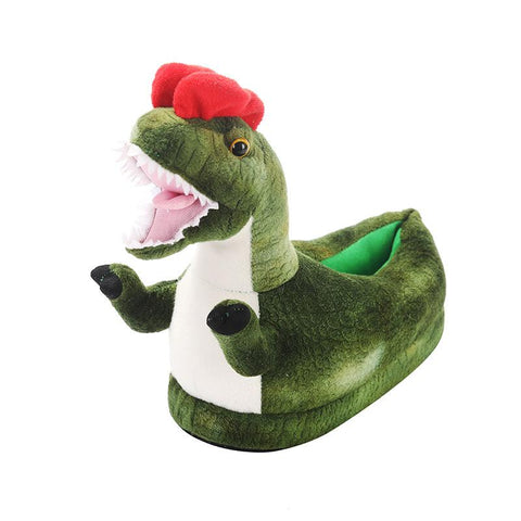 Slippers Cartoon Animal Claw Plush Home Shoes Women-BS01201-Veeddydropshipping